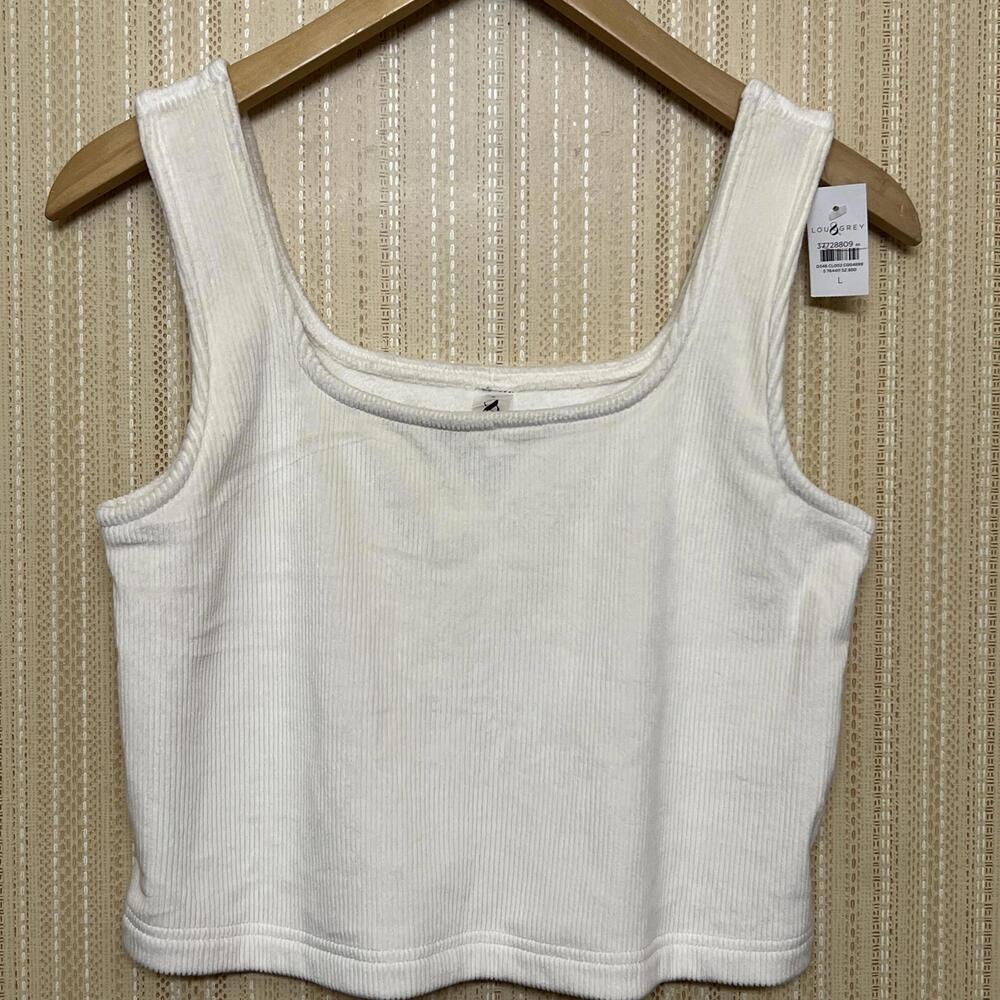 LOFT Brushed Rib Square Neck Bralette